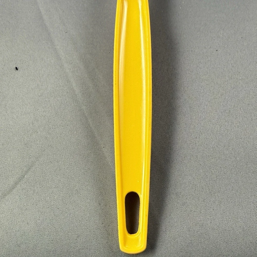 Vintage EKCO Yellow Plastic Serving Spoon Dishwasher Safe USA Retro Kitchen Tool